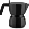 Alessi Percolator Moka Black - DC06/3 B - 3 Kops - Door David Chipperfield