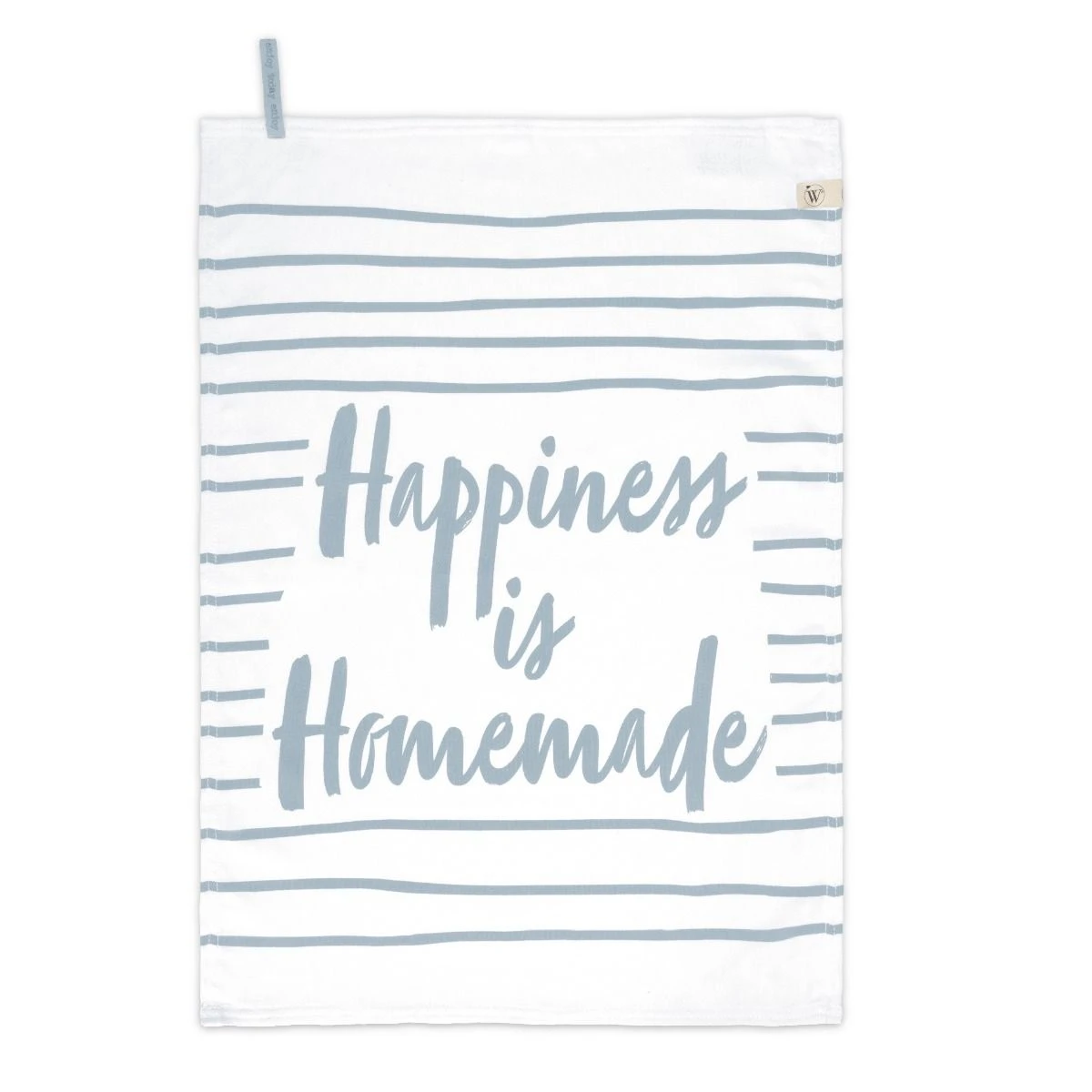 Walra Theedoek Happiness Jeans Blauw 50 X 70 Cm - Image 3