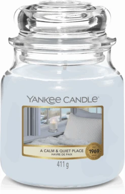 Yankee Candle Geurkaars Medium A Calm & Quiet Place - 13 Cm / ø 11 Cm