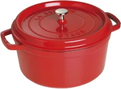 Staub Braadpan / Cocotte - Kersenrood - ø 28 Cm / 6.7 Liter