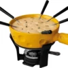 Boska Fondueset Cheesy - 6 Personen - Geel/zwart - 1.3 Liter