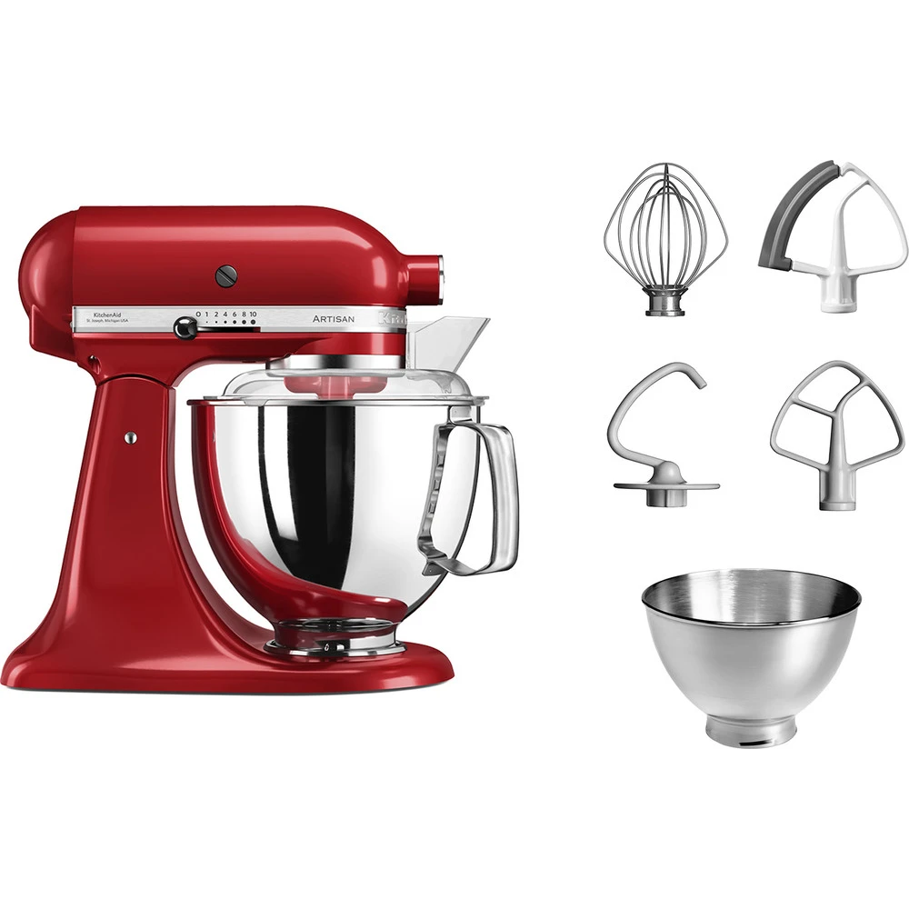 KitchenAid Keukenmachine Artisan - Kantelbare Kop - Keizerrood - 4.8 Liter - 5KSM175PSEER - Image 2