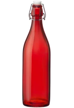 Sareva Beugelfles / Weckfles - Rood - 1 Liter