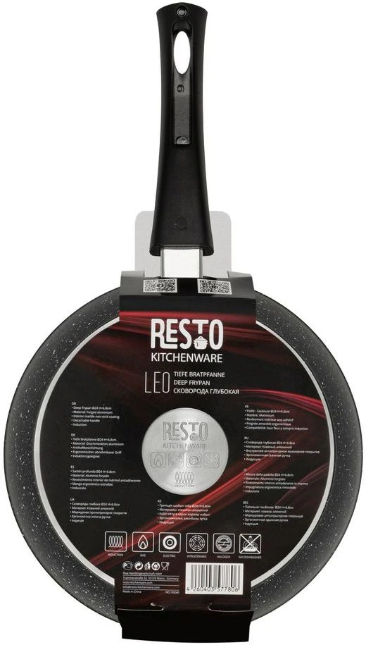 Resto Kitchenware Koekenpan Leo - ø 24 Cm - Standaard Anti-aanbaklaag - Image 6