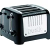 Dualit Broodrooster Lite - 4 Sleuven - Black - D46225