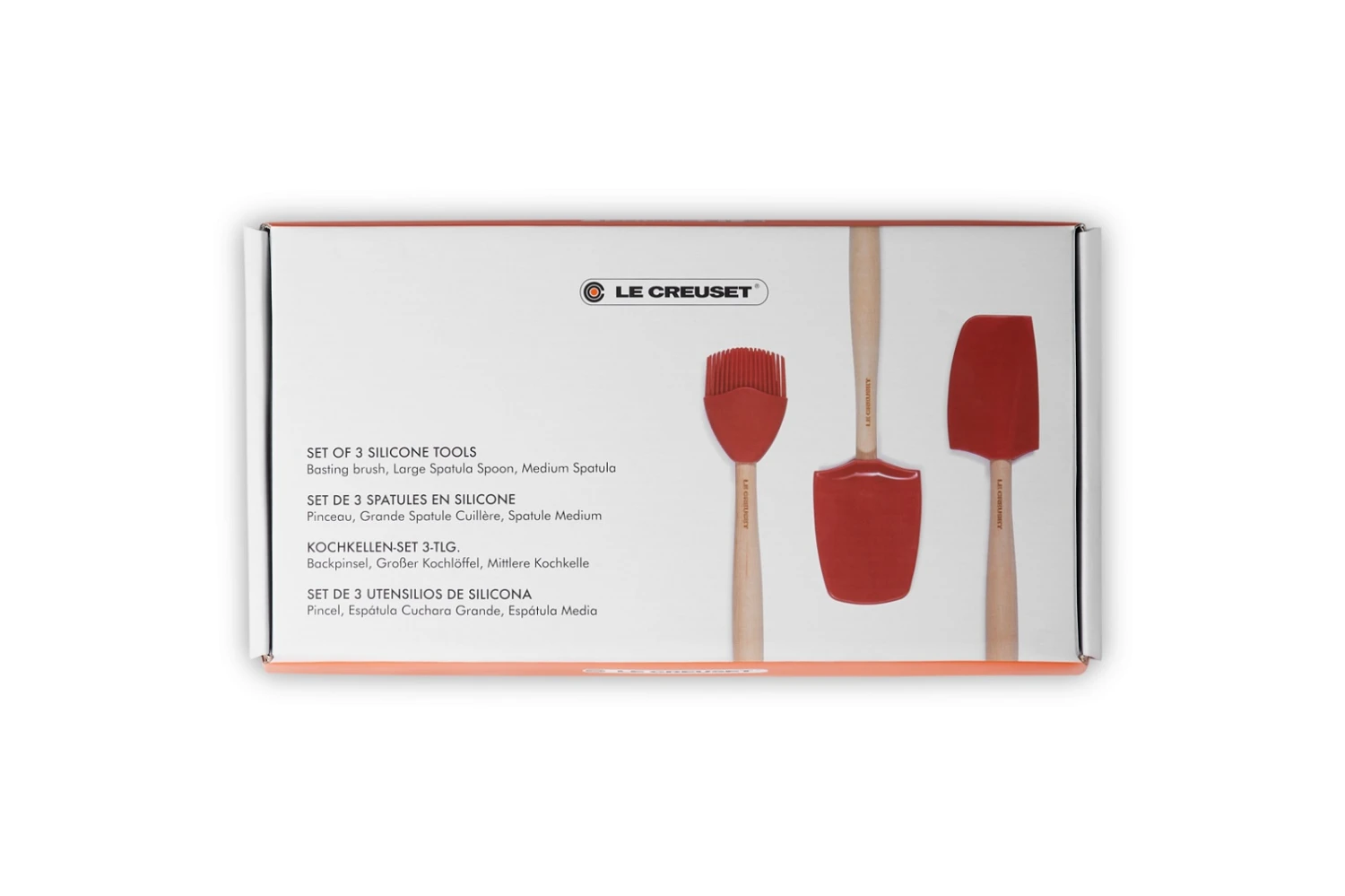 Le Creuset Spatelset - 3 Stuks - Premium - Kersenrood - Image 3