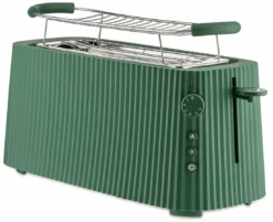 Alessi Broodrooster Plisse - Groen - 1700 W - Door Michele De Lucchi - MDL15 GR