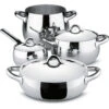 Alessi Pannenset Mami - SG100S7 - 4 Delige Set - Door Stefano Giovannoni