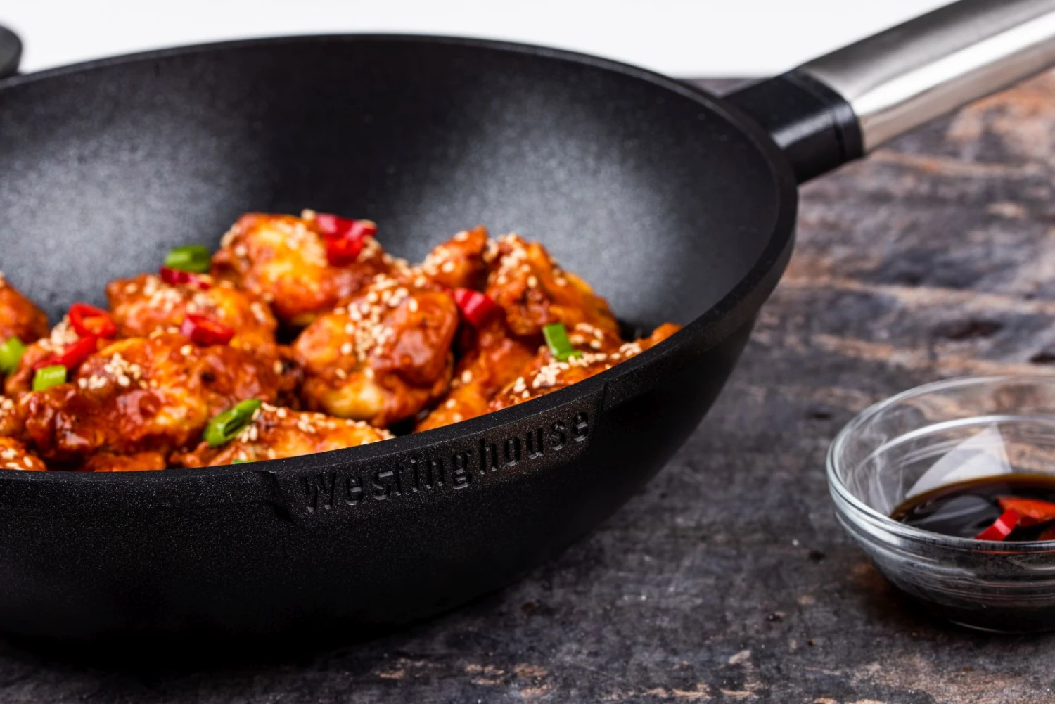 Westinghouse Koekenpan Performance - Blissful Black - ø 24 Cm - Standaard Anti-aanbaklaag - Image 8