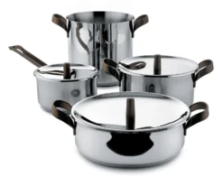 Alessi Pannenset Edo - PU100S7 - 4 Delige Set - Door Patricia Urquiola