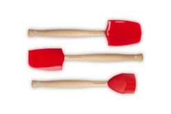 Le Creuset Spatelset - 3 Stuks - Premium - Kersenrood
