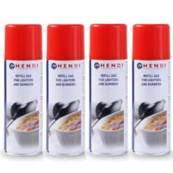 Hendi Gas Navulling 200 Ml - 4 Stuks