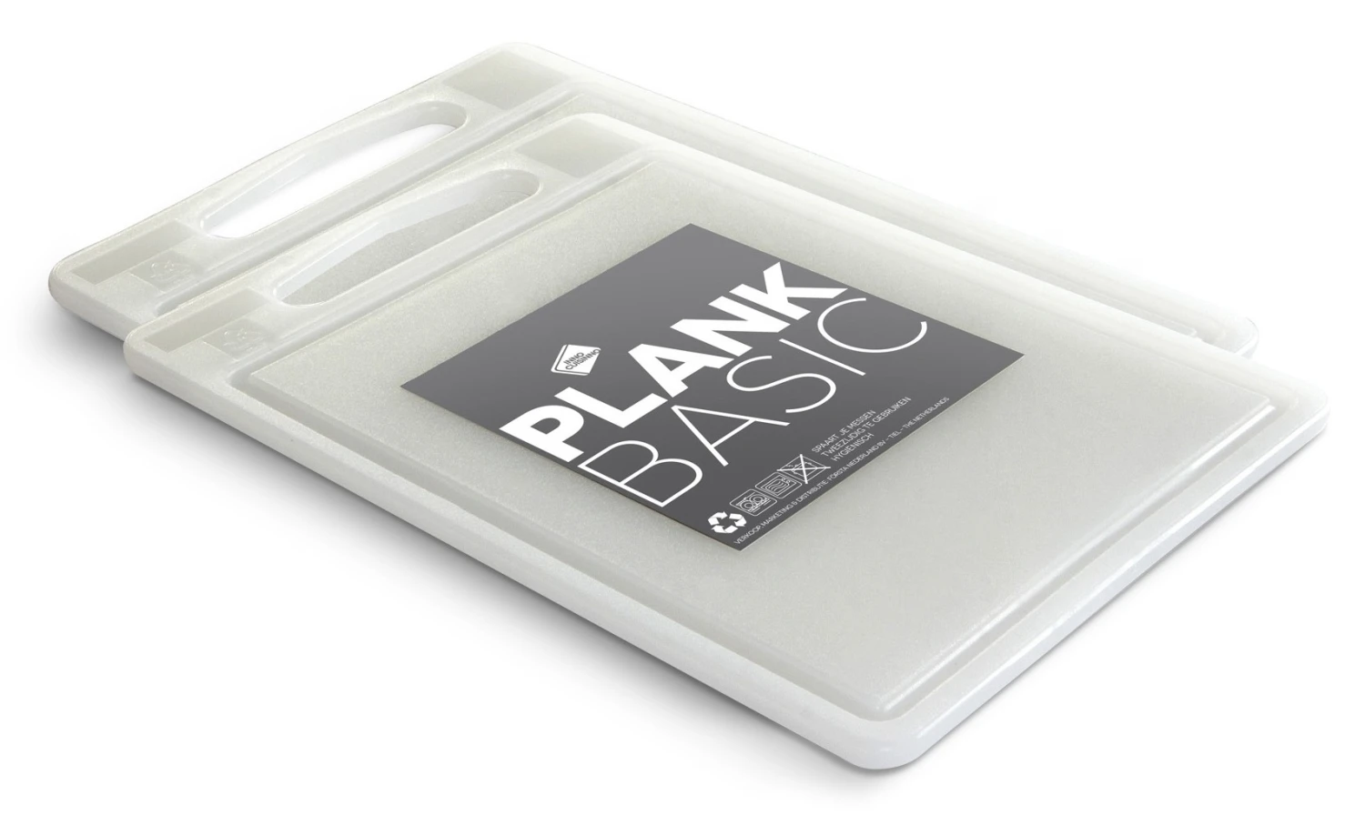 Inno Cuisinno Snijplank 35 X 25 Cm Wit - 2 Stuks