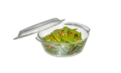 Sareva Ovenschaal Met Deksel- Hittebestendig Glas - ø 16.5 Cm / 1 Liter