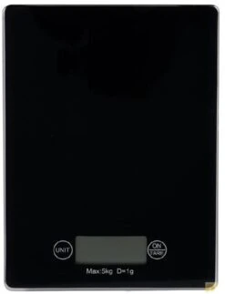 Keukenweegschaal - Zwart - Weegt Tot 5 Kg