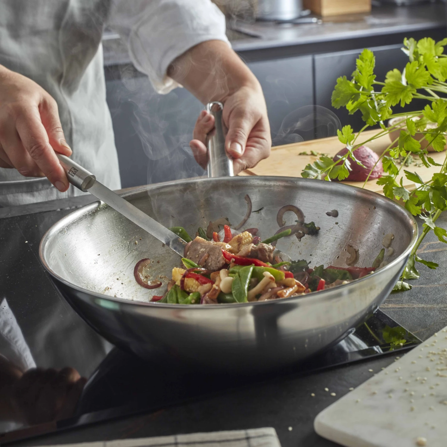 Demeyere Wokpan Apollo 7 - ø 36 Cm - Image 3