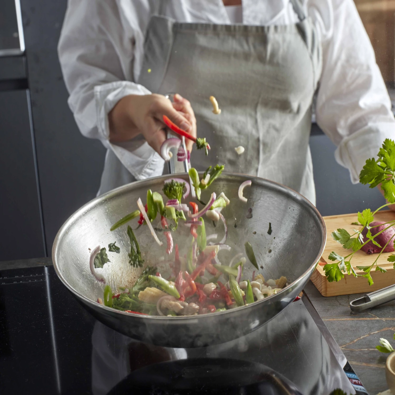 Demeyere Wokpan Apollo 7 - ø 36 Cm - Image 2