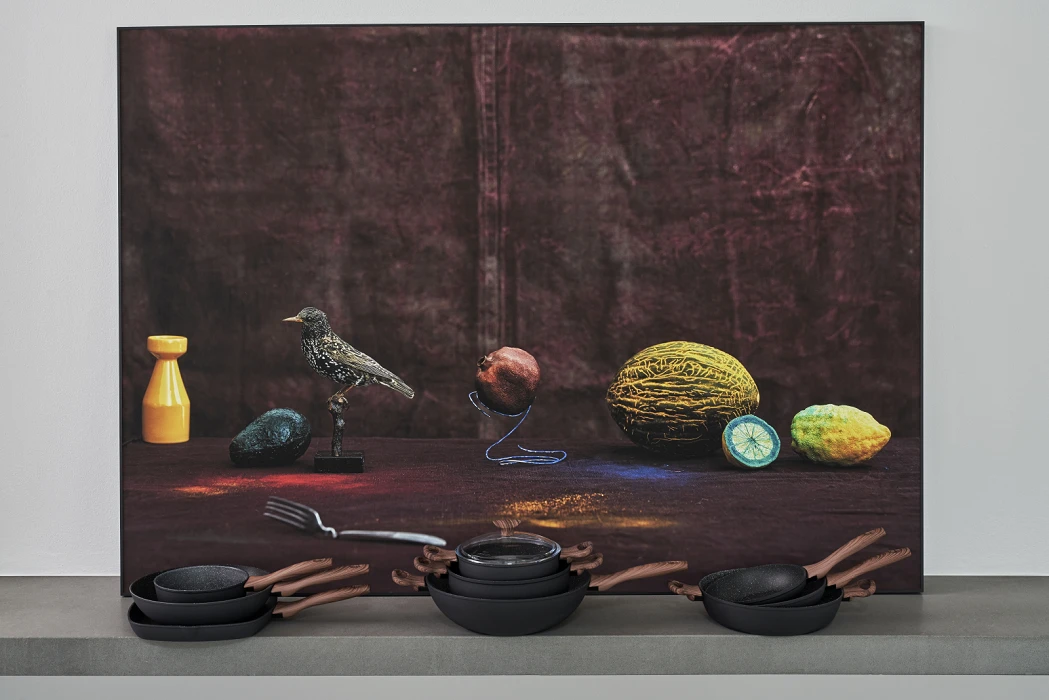 Sambonet Wokpan Rock 'n' Rose - Zwart - ø 32 Cm - Standaard Anti-aanbaklaag - Image 3