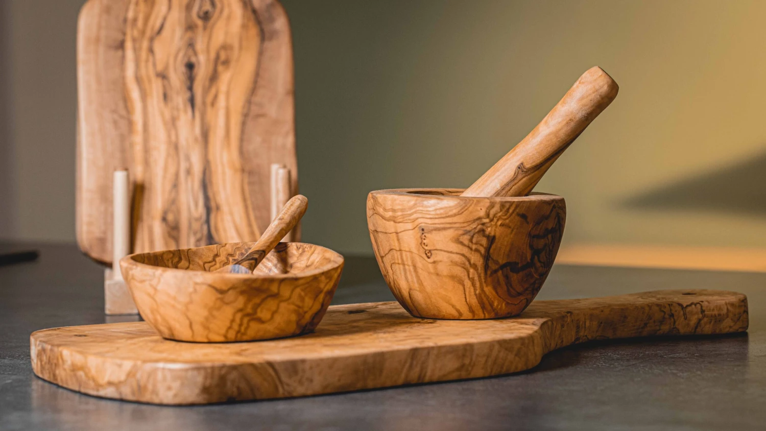 Jay Hill Vijzel Tunea - Olijfhout - ø 10 Cm - Image 5